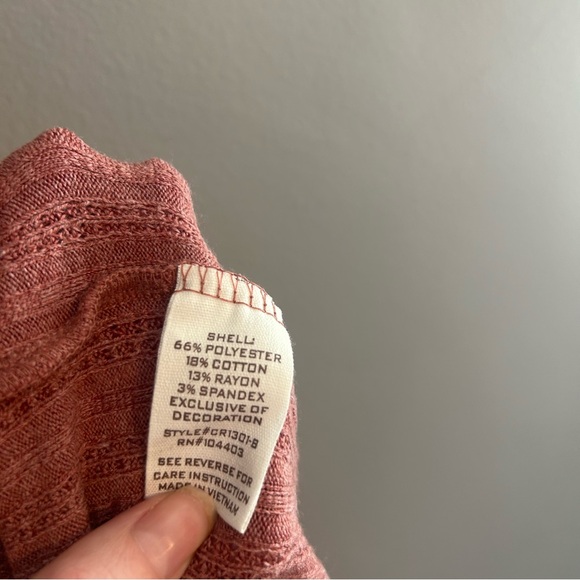 Blu Pepper Rust Drawstring Lounge  Jogger Pants - Picture 9 of 9